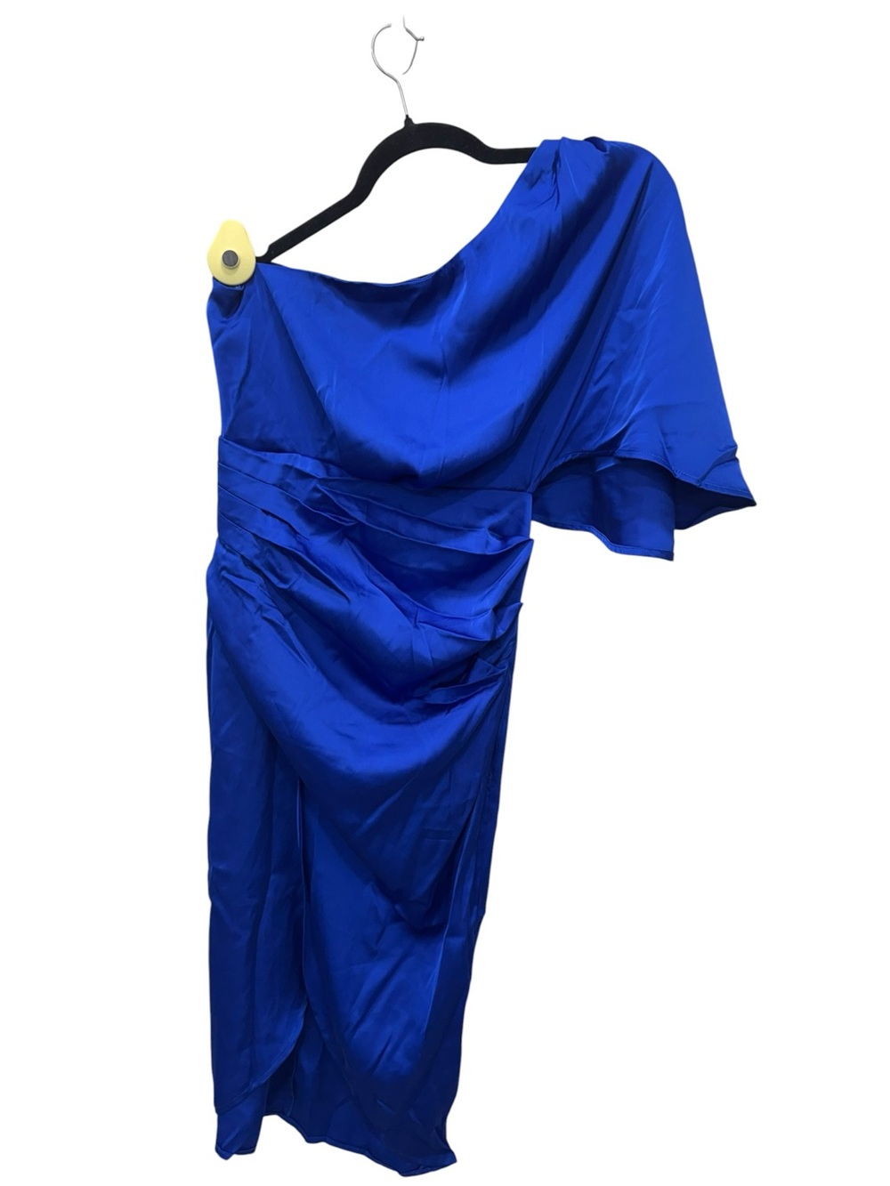 Cupshe One-Shoulder Royal Blue Satin Dress. NWOT - Picture 4 of 6
